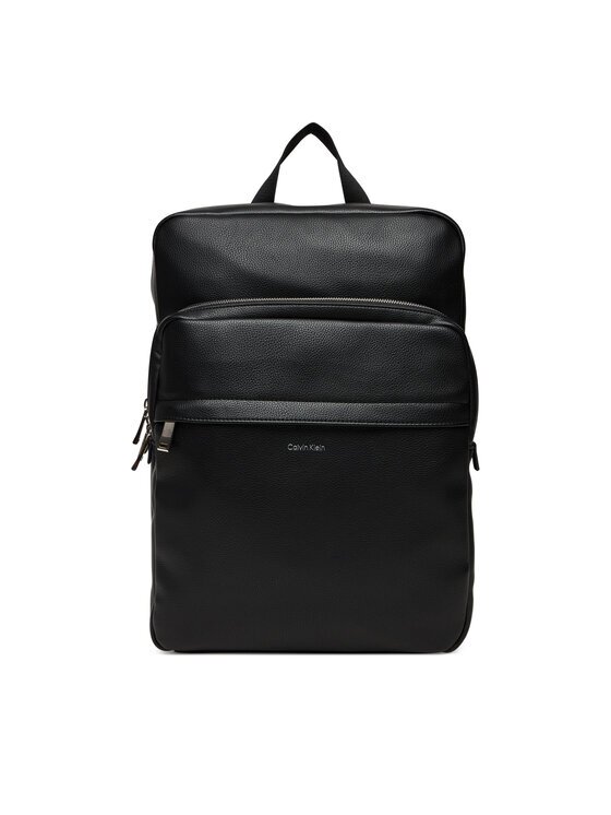 CALVIN KLEIN Раница Raised Slim Square Backpack LV04D3156G Черен