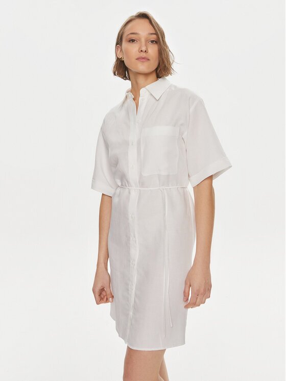 CALVIN KLEIN Рокля тип риза K20K206697 Relaxed Fit