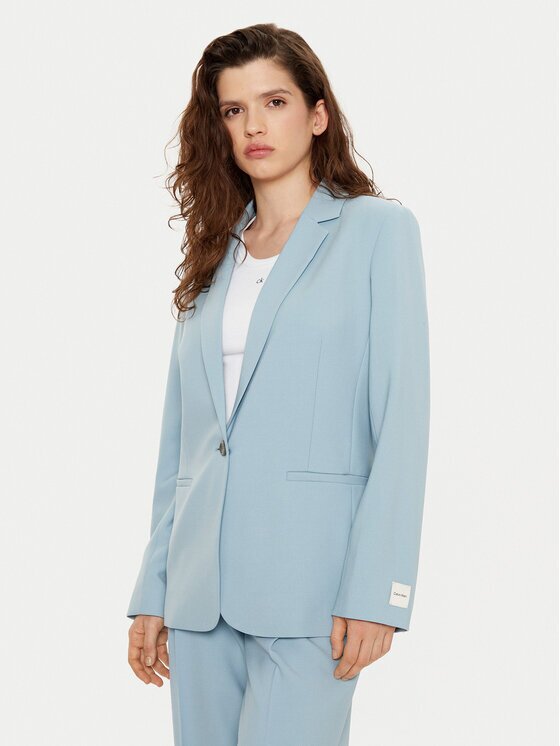 CALVIN KLEIN Сако K20K207632 Светлосиньо Slim Fit