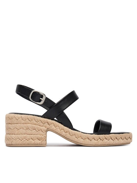 CALVIN KLEIN Сандали Block Heel Espa 50 Slingb Lth HW0HW02903 Черен