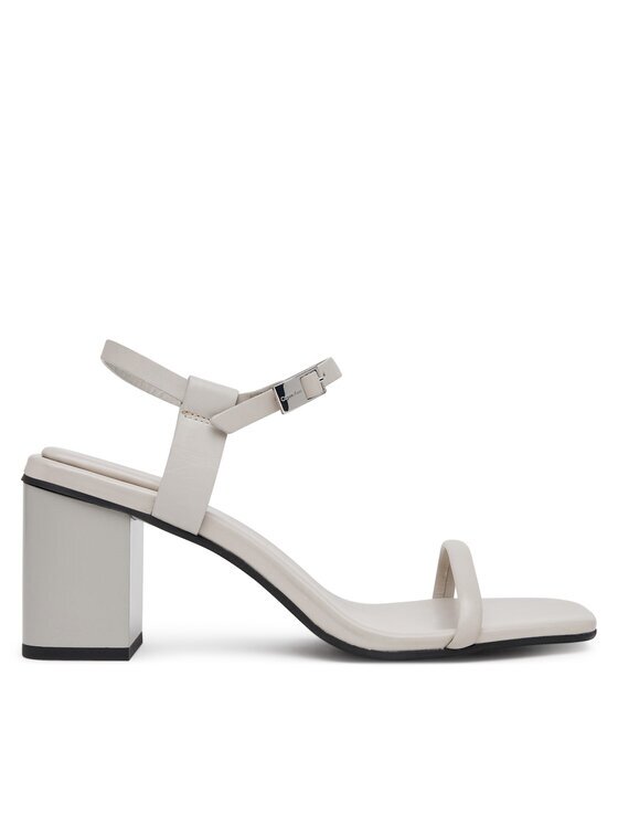 CALVIN KLEIN Сандали Block Heel Sandal 75 Lth HW0HW02650 Сив