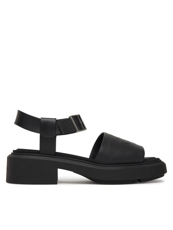 CALVIN KLEIN Сандали Chunky Sandal Lth Mg HW0HW03131 Черен