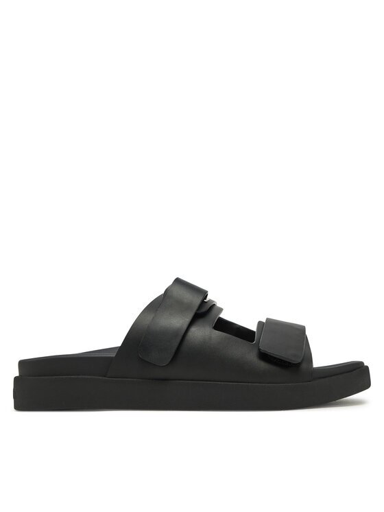 CALVIN KLEIN Сандали Flat Adj Slide Eyelet HW0HW02489 Черен
