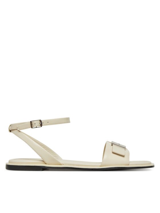 CALVIN KLEIN Сандали Flat Sandal W/Ck Hw - Lth HW0HW02367