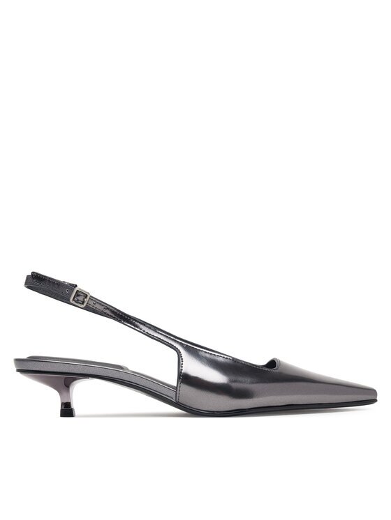 CALVIN KLEIN Обувки на ток Kitten Heel Pump Sling Mirr Lth HW0HW03275
