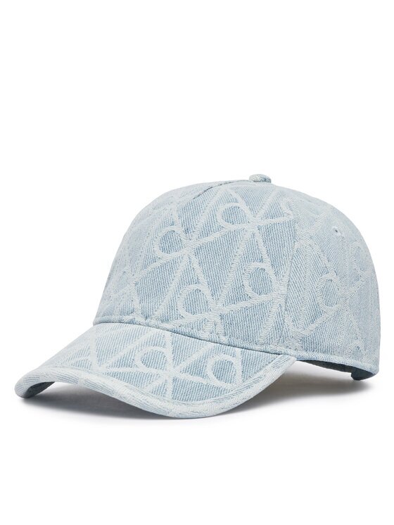 CALVIN KLEIN Шапка с козирка Aop Jacquard Denim Bb Cap LV04F5069G Син