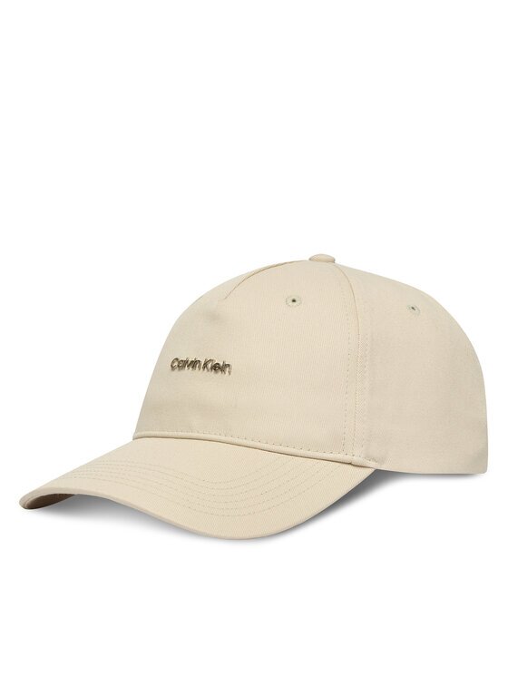 CALVIN KLEIN Шапка с козирка Coton Twill Standard Logo Hw Cap LV04D5080G Бежов