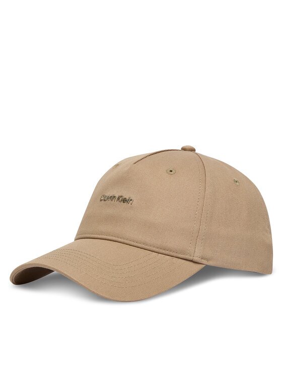 CALVIN KLEIN Шапка с козирка Cotton Twill W/ Hw Cap LV04F5072G Бежов
