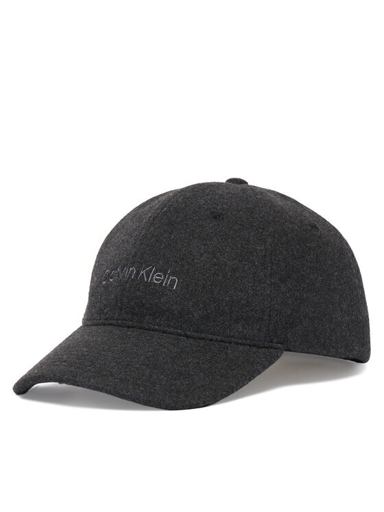 CALVIN KLEIN Шапка с козирка Embroidered Titlecase Logo Felt LV04D5131G