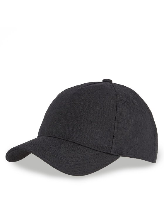 CALVIN KLEIN Шапка с козирка Monogram Jacquard Cap K60K612871 Черен