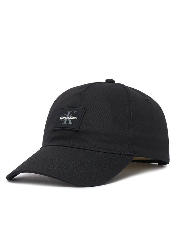 CALVIN KLEIN Шапка с козирка Monologo Rubber Patch Bb Cap LV04D5136G
