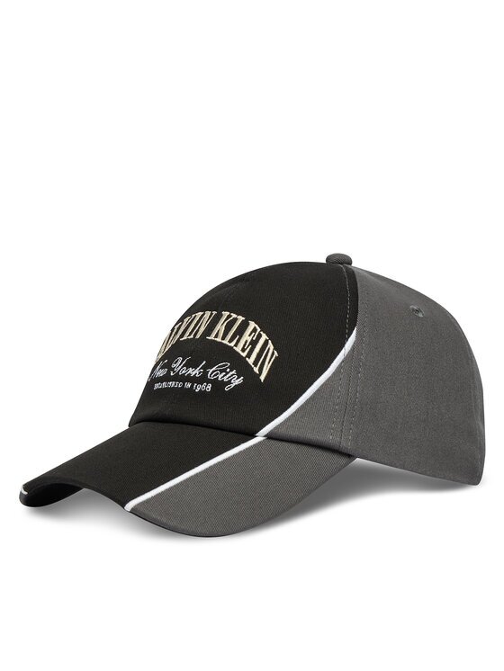 CALVIN KLEIN Шапка с козирка Two Tone Seasonal Graphic Cap LV04D5088G Черен