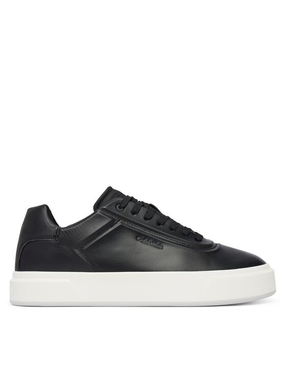 CALVIN KLEIN Сникърси Basket Cupsole Oxf Lup Hf Lth YM0YM01452 Черен