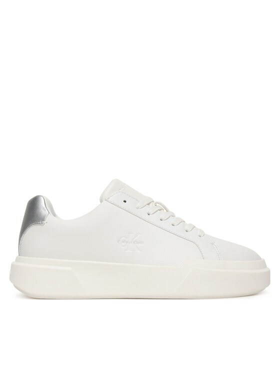 CALVIN KLEIN Сникърси Chunky Cupsole Lace Up Lth Met YW0YW01948 Бял