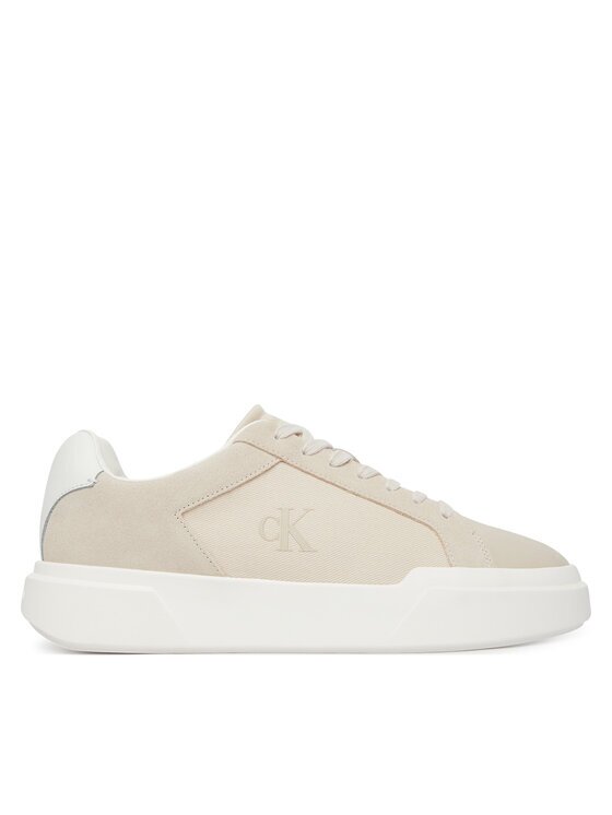 CALVIN KLEIN Сникърси Chunky Cupsole Laceup Cv Mix HM0HM02238 Бежов