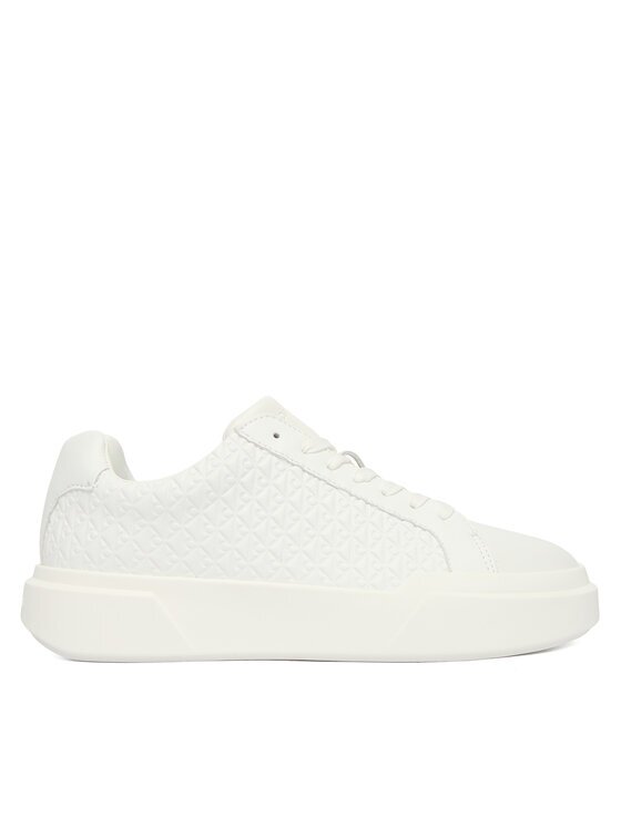 CALVIN KLEIN Сникърси Chunky Cupsole Laceup Lth Aop YW0YW02058 Бял