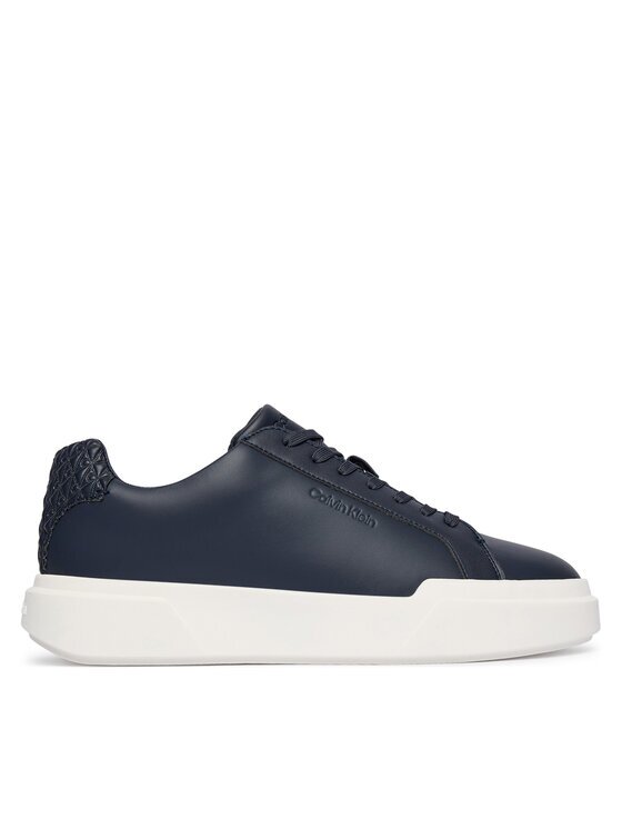 CALVIN KLEIN Сникърси Chunky Cupsole Laceup Lth Bt Aop HM0HM02070 Тъмносин