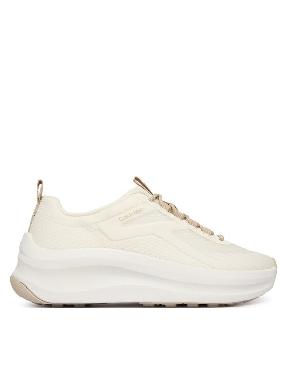 CALVIN KLEIN Сникърси Chunky Run Ckstripe Lup Sp Kn HW0HW03006 Бял