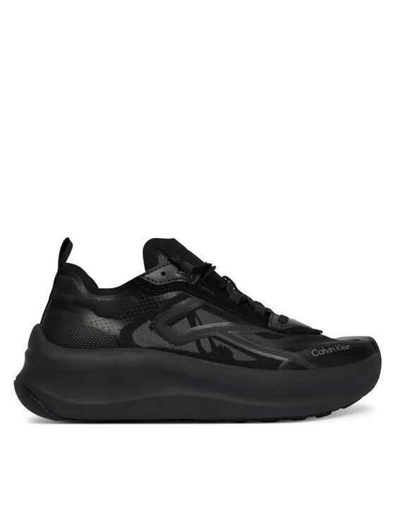 CALVIN KLEIN Сникърси Chunky Run Ckstripe Lup Tran Rip HW0HW03005 Черен