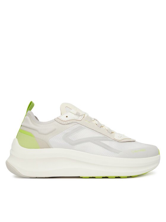 CALVIN KLEIN Сникърси Chunky Run Laceup Stripe Ny HM0HM02160 Екрю