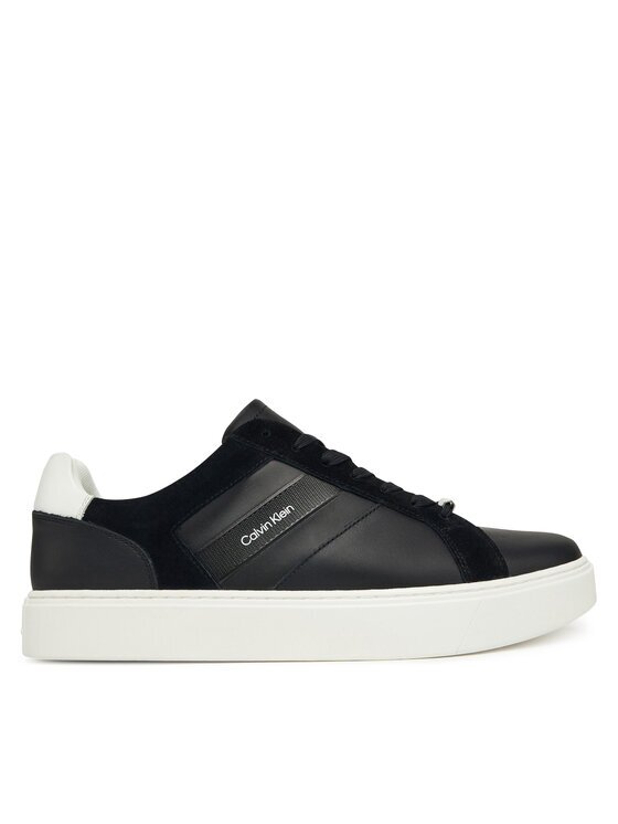 CALVIN KLEIN Сникърси Classic Cupsole Laceup Tape Lth YM0YM01430 Черен
