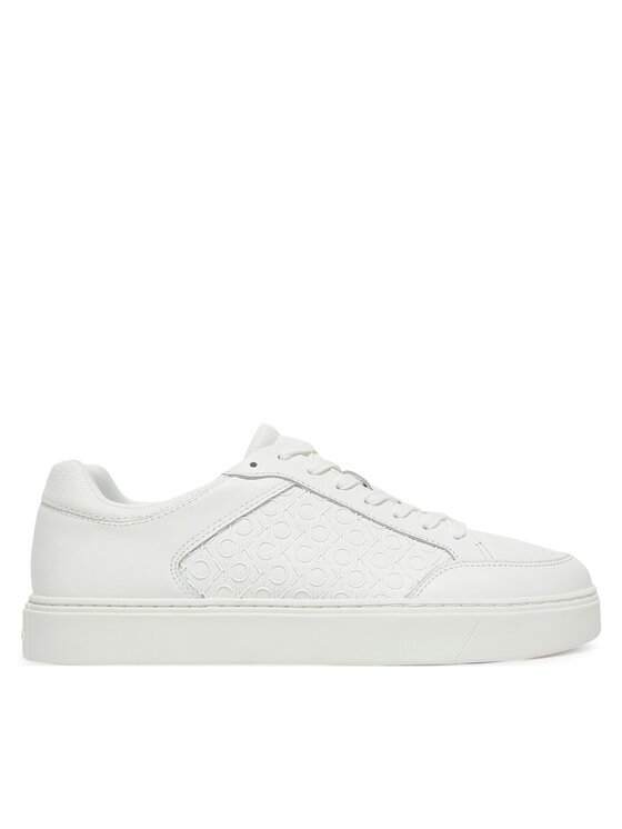 CALVIN KLEIN Сникърси Clean Cup Low Laceup Mono HM0HM01899 Бял