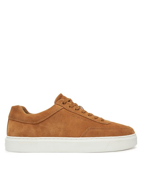 CALVIN KLEIN Сникърси Clean Cup Low Laceup Oxf Su HM0HM01880 Светлокафяв