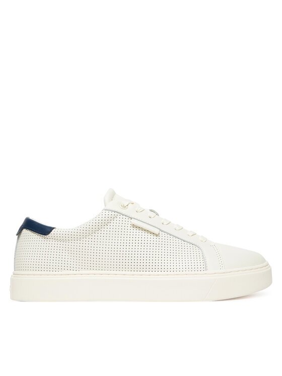 CALVIN KLEIN Сникърси Clean Cup Low Laceup Perf Lth HM0HM01870 Бял