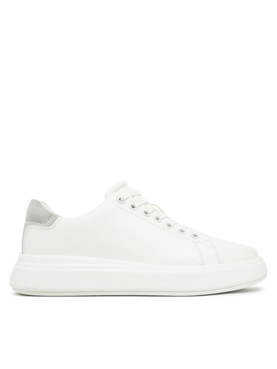CALVIN KLEIN Сникърси Cupsole Lace Up - Suede Bt HW0HW02404 Бял