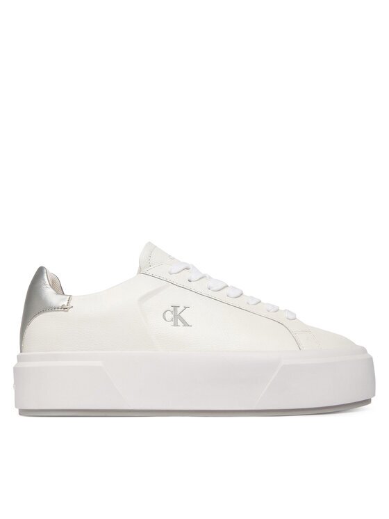 CALVIN KLEIN Сникърси Flatform Lace Up Lth Met YW0YW01929