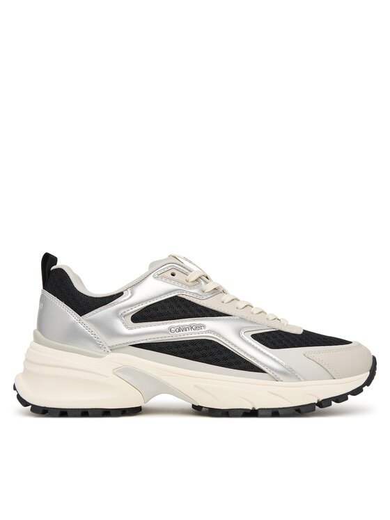 CALVIN KLEIN Сникърси Hike Run Ckstripe Mesh Met HW0HW03140 Черен