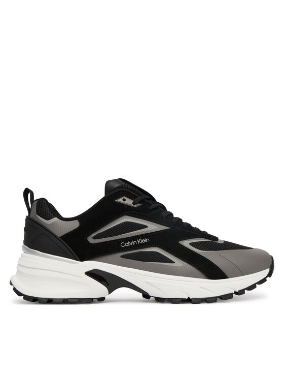 CALVIN KLEIN Сникърси Hike Runner Ck Stripe Mix Ny-Su HM0HM02220 Черен