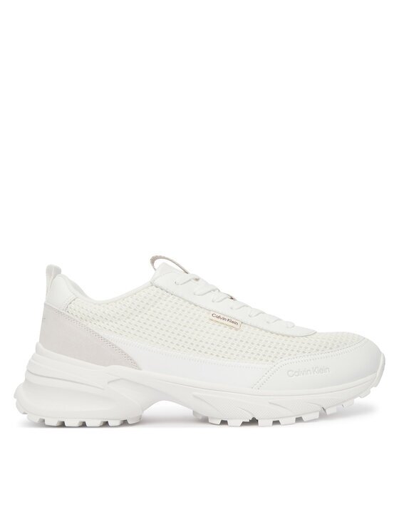 CALVIN KLEIN Сникърси Hike Runner Laceup Mesh HM0HM02240 Бял
