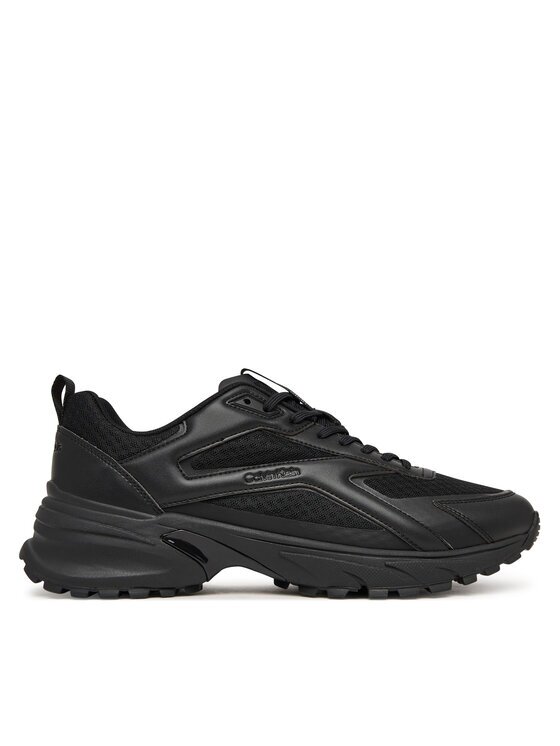 CALVIN KLEIN Сникърси Hike Runner Laceup Strip M-Lt HM0HM02154 Черен