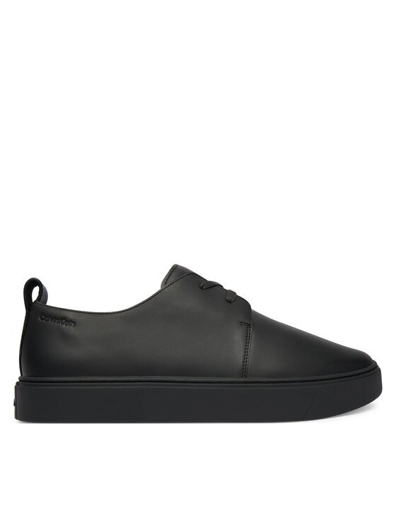 CALVIN KLEIN Сникърси Hybrid Clean Cup Derby Lth HM0HM02011 Черен