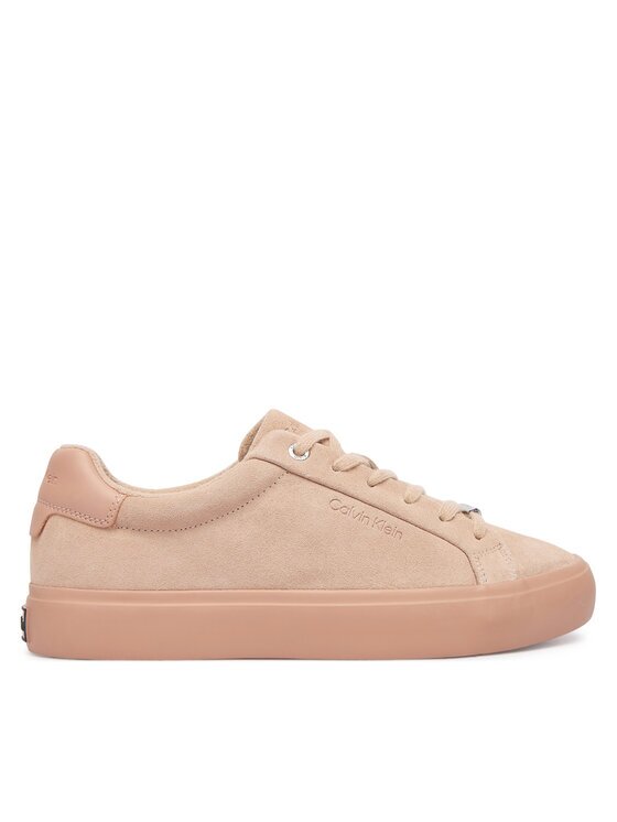 CALVIN KLEIN Сникърси Lace-Up Sneaker Suede/Wl Ck HW0HW02679 Розов