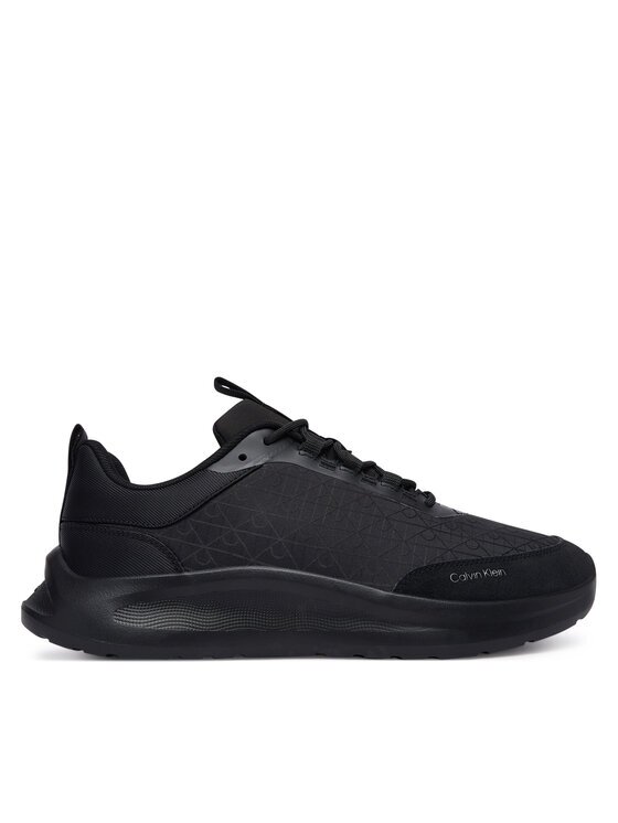 CALVIN KLEIN Сникърси Light Eva Runn Laceup Aop HM0HM02343 Черен