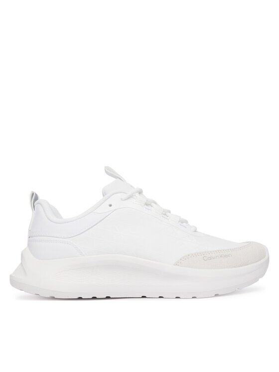CALVIN KLEIN Сникърси Light Eva Runn Laceup Aop HW0HW03292 Бял