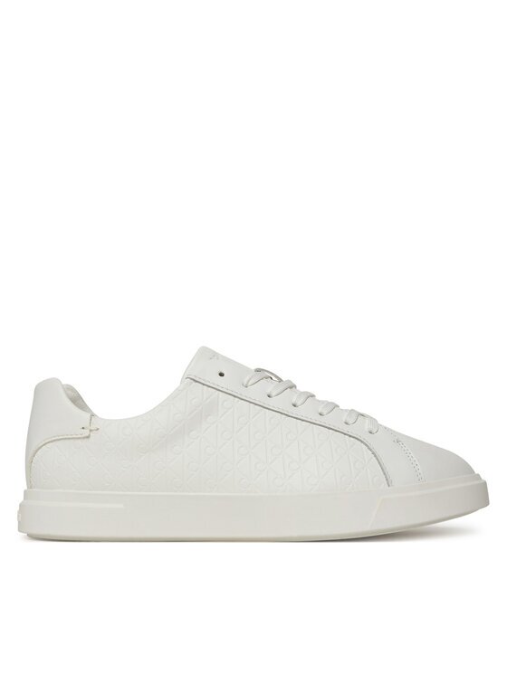 CALVIN KLEIN Сникърси Low Pro Cups Lace Up Lth Aop HW0HW02817 Бял