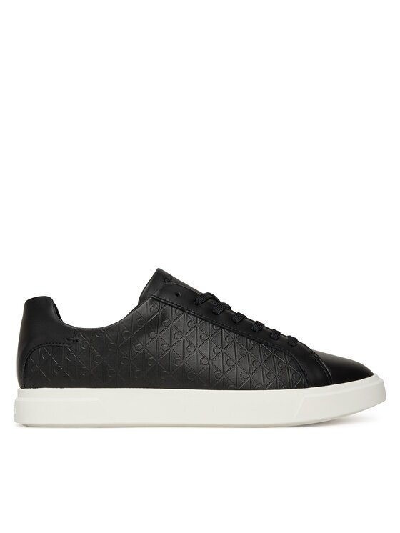 CALVIN KLEIN Сникърси Low Pro Cups Lace Up Lth Aop HW0HW02817 Черен