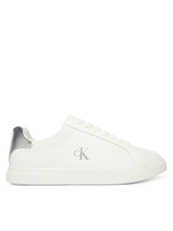 CALVIN KLEIN Сникърси Low Pro Cups Laceup Lth Met HW0HW02846 Бял