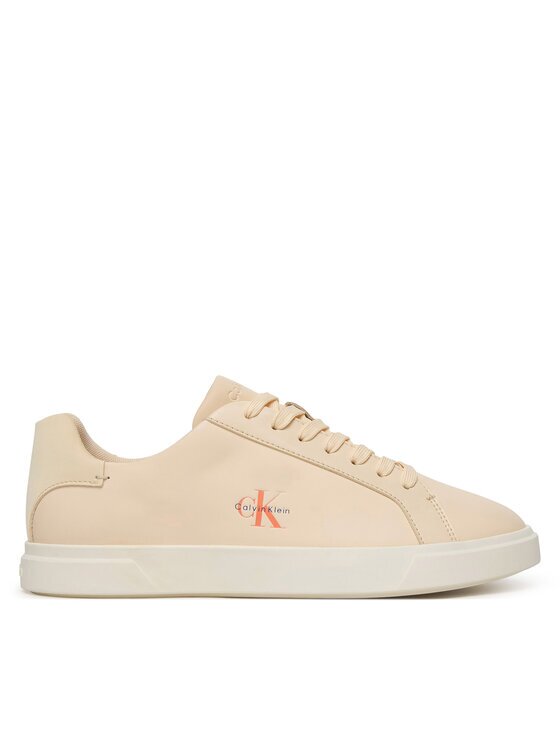CALVIN KLEIN Сникърси Low Pro Cups Lth Ml HW0HW03146 Бежов