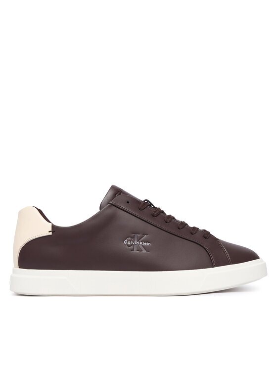 CALVIN KLEIN Сникърси Low Prof Cupsole Lth HM0HM02123 Бордо
