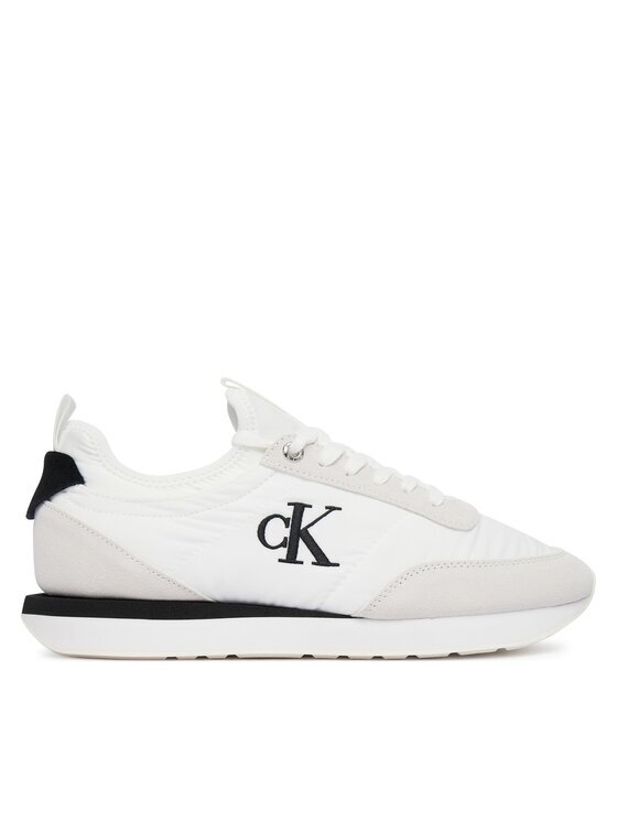 CALVIN KLEIN Сникърси Retro Runner Lace Up Sock YW0YW02060 Бял