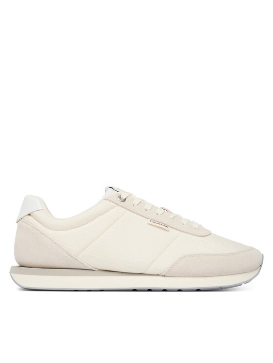 CALVIN KLEIN Сникърси Retro Runner Ripstop Aop Ny HM0HM02140 Екрю