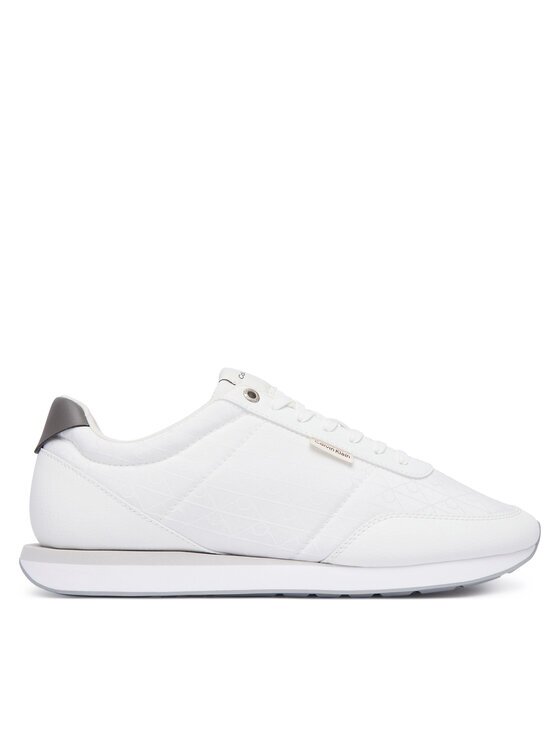 CALVIN KLEIN Сникърси Retro Runner T Lth Aop Ny HM0HM02213 Бял