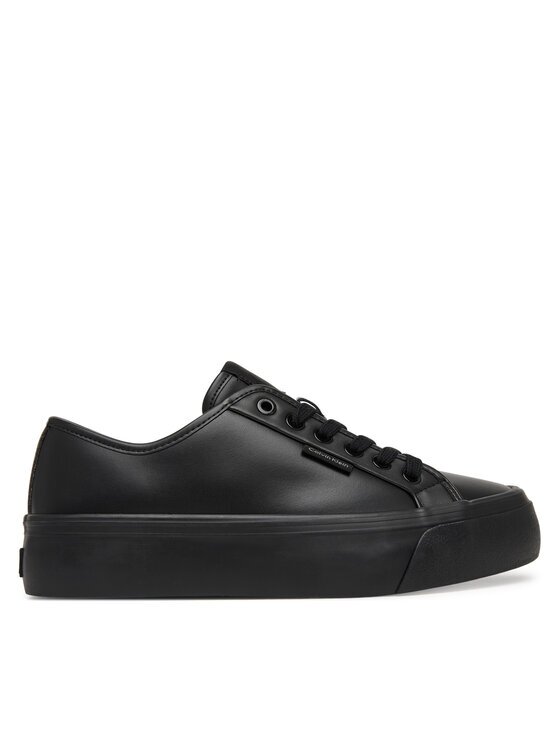 CALVIN KLEIN Сникърси Vulc Flatf Lace Up Lth YW0YW01932 Черен