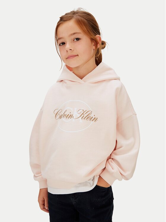 CALVIN KLEIN Суитшърт Oval LVCKSJB23G Relaxed Fit