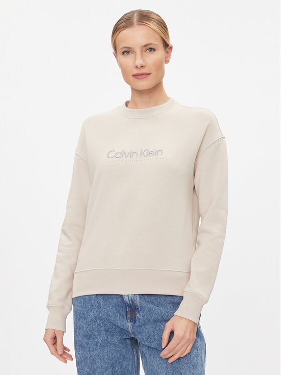 CALVIN KLEIN Суитшърт Satin Emroidery K20K206757 Regular Fit