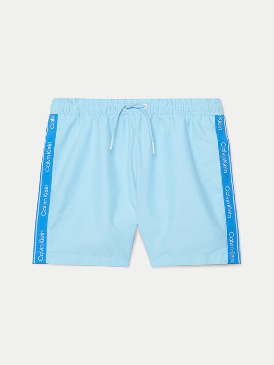 Calvin Klein Swimwear Плувни шорти KV0KV00042 Светлосиньо Regular Fit